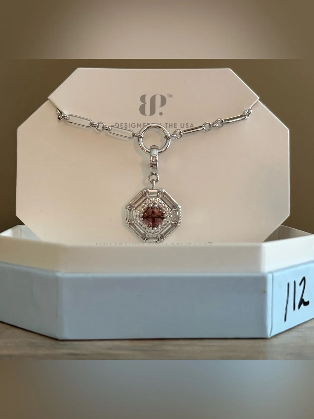 Bomb Party OG Necklace “You’re A Lucky Girl” Brand New! #112